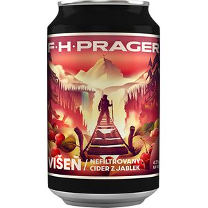 F.H. PRAGER Cider VIŠŇA 0,33 l - Plech