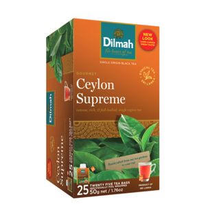 DILMAH Čaj černý Gourmet Ceylon Supreme 25/2g
