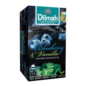 DILMAH Čaj borůvka a vanilka - 20x2g