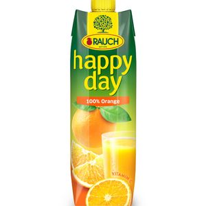 HAPPY DAY Pomaranč 100% 1 L - tetrapack