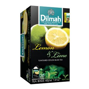 DILMAH Čaj černý Citron Limetka 20/2g