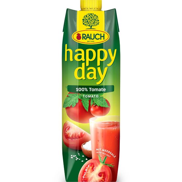 HAPPY DAY tomato 100% 1 L - Tetra Pak