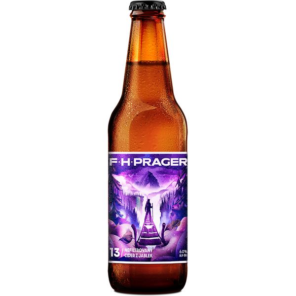 F.H. PRAGER Cider 13 0,33 L - Sklo