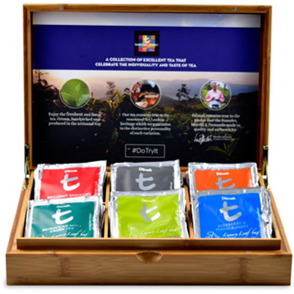 DILMAH BAMBOO krabička pro 6 druhů (bez čajů)