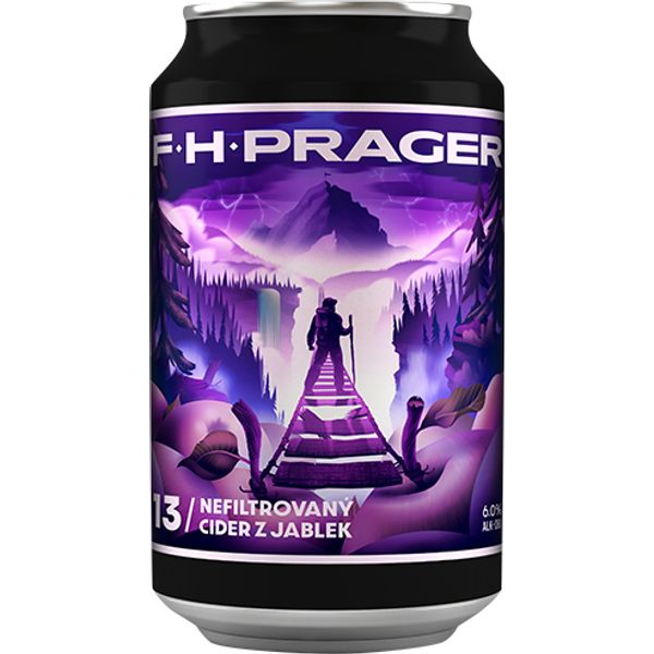 F.H. PRAGER Cider 13 0,33 L - Plech