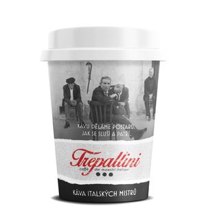 TREPALLINI Kelímok Eco cup Capuccino - 200/250ml